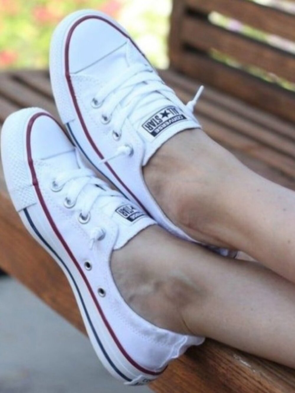Converse White Slip-On Cushioned Sneakers Women’s 11